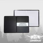 CADERNETA IMPERMEÁVEL PRETA #1