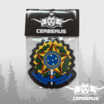 PATCH ARMAS DO BRASIL C VELCRO EMBORRACHADO