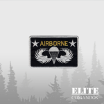 PATCH BORDADO TERMOCOLANTE AIRBORNE PRETO